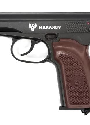 Пневматический пистолет Win Gun 113 Makarov Blowback с предохр...