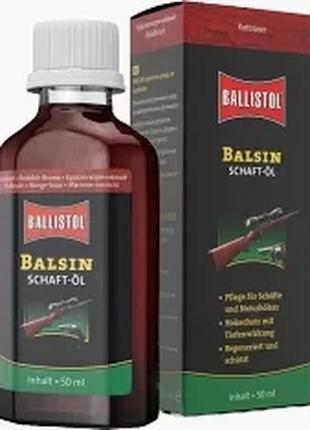 Масло Ballistol для ухода за деревом BALSIN Stockoil 50 мл Red...