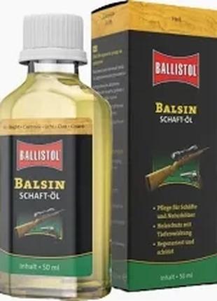 Масло Ballistol для ухода за деревом BALSIN Stockoil 50 мл Bri...