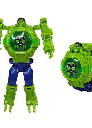 Детские часы-трансформер Халк. Hulk трансформер и наручные час...
