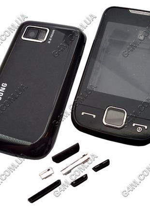 Корпус для Samsung S5600 темно-сірий з клавіатурою, висока якість