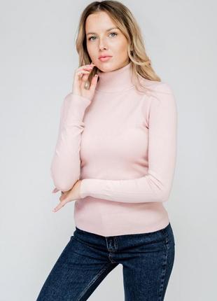 Гольф розовый свитер