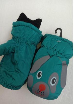 Перчатки, перчатки, краги, детские дутики, для снега, зимние, ...