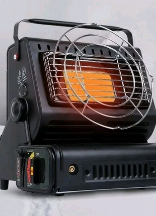 Обогреватель-плита газовая Gas stove 2in1 heater с керамическим н