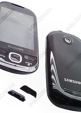 Корпус для Samsung i5500 Galaxy чорний з клавіатурою, висока я...