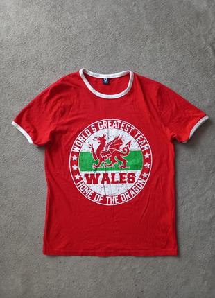 Брендовая футболка wales.