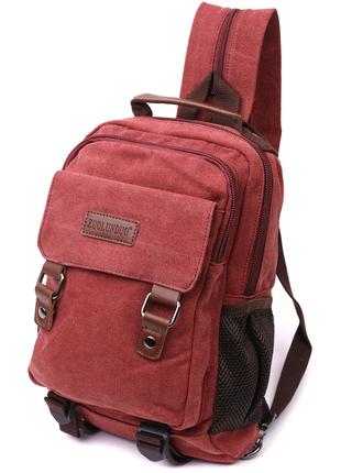 Стильный текстильный рюкзак с уплотненной спинкой и отделением...