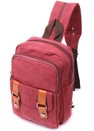 Надежная сумка-рюкзак с двумя отделениями из плотного текстиля...