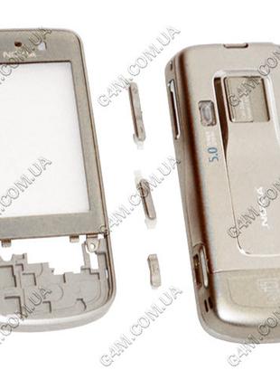 Корпус для Nokia 6260 Slide сріблястий, висока якість