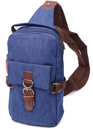 Интересная плечевая сумка для мужчин из плотного текстиля Vint...