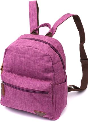 Красочный женский рюкзак из текстиля Vintage 22243 Фиолетовый