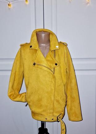 Куртка жёлтая косуха i love girlswer