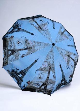 Прочный складной женский зонт bellissimo, полуавтомат с систем...