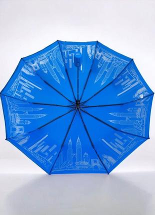 Легкий женский зонт с полуавтоматической системой, 10 прочными...