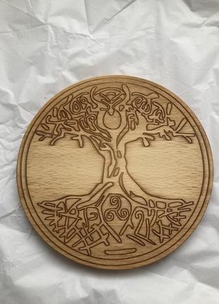 Дошка з символом дерево життя