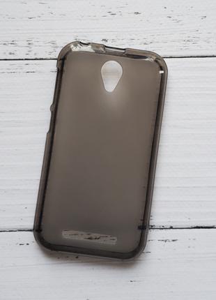 Чехол ZTE Blade L110 для телефона силиконовый серый