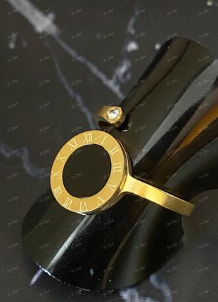 Кольцо римские цифры, кольцо Bulgari, кольцо Булгари,