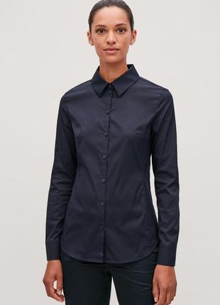 Сорочка cos slim-fit cotton shirt / 40