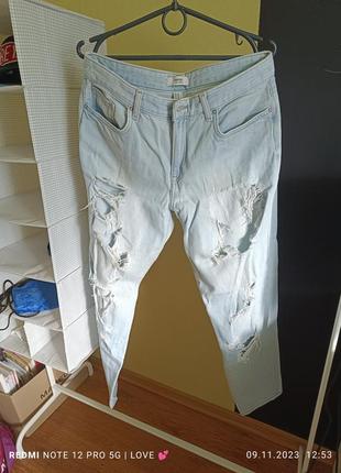 Летние рваные джинсы размер м