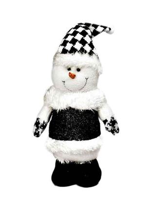 Фігура новорічна 45см Snowman у ковпаку R30911 ТМ STENSON