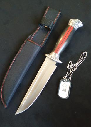 Великий мисливський ніж Columbia 30см. Туристичний ніж із чохлом