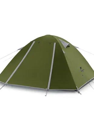 Четырехместная палатка Naturehike P-Series 210T Forest Green
