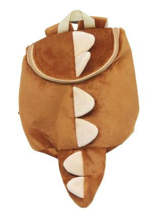 Рюкзак Діно коричневий (38 см)