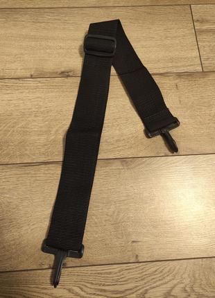 Плечевый ремень для сумки широкий черный пояс