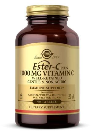 Витамины и минералы Solgar Ester-C Plus Vitamin C 1000 mg, 90 ...