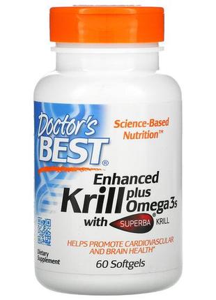 Жирные кислоты Doctor's Best Enhanced Krill Plus Omega3s with ...
