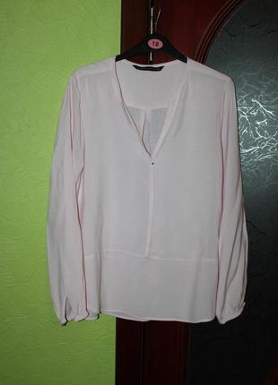 Красивая женская натуральная блузка, размер м от zara