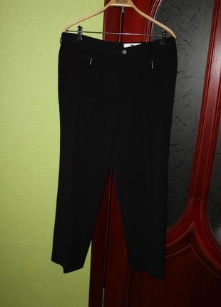Черные женские брюки, хл, 52-54 от kingfield, швейцария