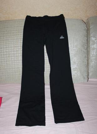 Черные женские спортивные брюки, размер s-м