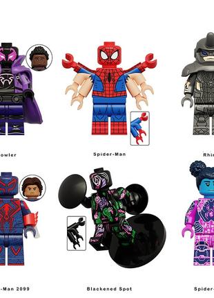 Конструктор фигурки супергерои человек паук разные виды Marvel...