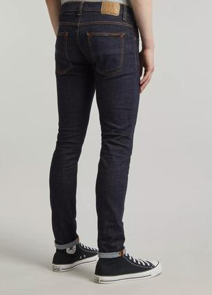 Очень крутые, оригинальные джинсы nudie jeans dark blue nj3578...