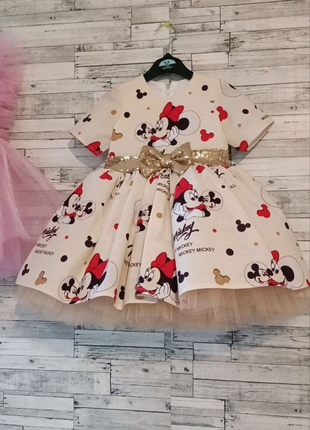 Сукня  в стилі  Мінні Маус  дитяча на  свята подарунок