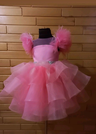 Святкова сукня рожева лялька Барбі  на подарунок  свято