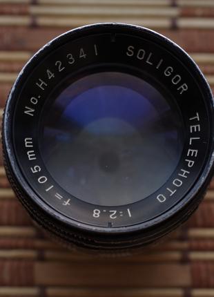 Объектив Soligor Telephoto 105 mm 2.8 + m42