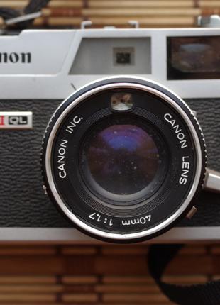 Як є фотоапарат Canon Canonet QL17 40mm 1.7 лінза в плямах