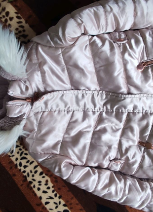 Зимова курточка для дівчинки 5-6 років. 104-110 розмір.