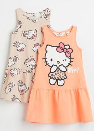Набор детских платье сарафанов hello kitty h&amp;m на девочку ...