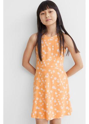 Детский сарафан платье цветы h&amp;m на девочку подростка 10401