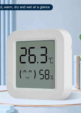 Термометр гігрометр Wireles Temp Bluetooth Temperature 43*43*10мм