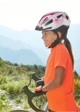 Велосипедный шлем на девочку. нитевичка