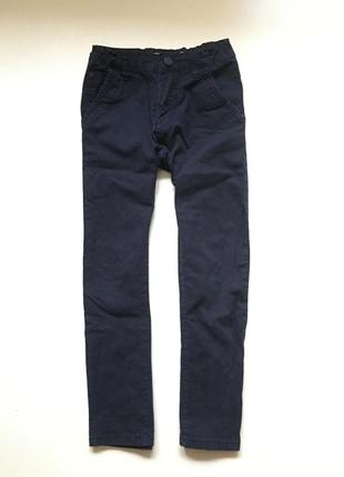 Темно-синие  брюки excellent 128 см