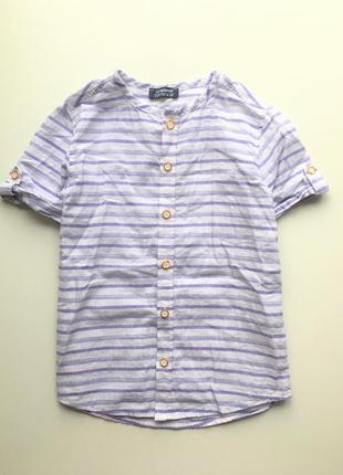 Рубашка с коротким рукавом lc waikiki, р. 110-116 см