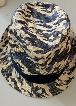 Шляпа капелюх джокер панама з мішковини