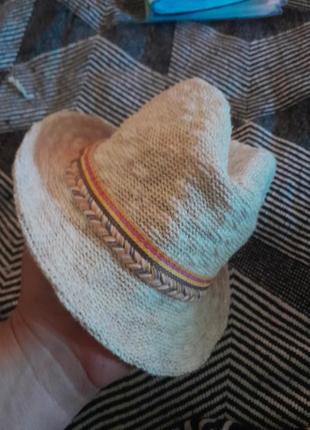 Плетений капелюх з тканини/етно стиль zara