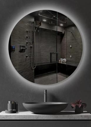 Круглое зеркало с подсветкой для ванной джейн