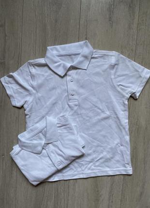 Новые две футболки белые футболка белая george комплект